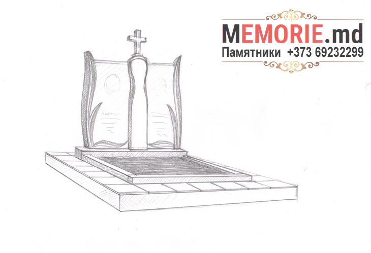 Гранитный памятник кладбище Молдова